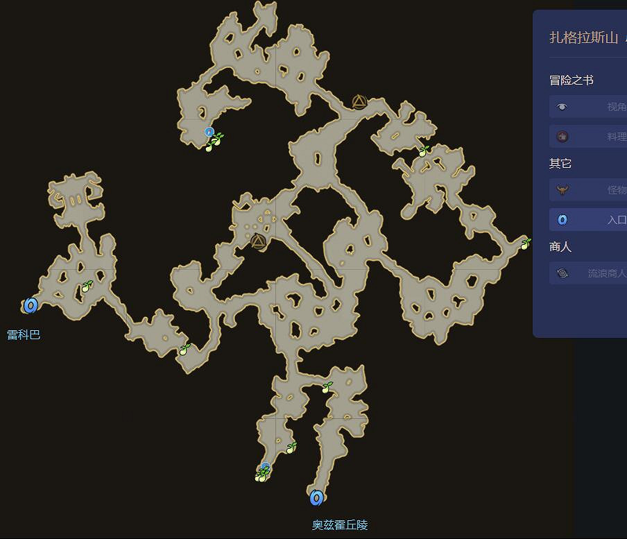 《命運方舟》紮格拉斯山摩可可位置攻略 《命運方舟》紮格拉斯山摩可可位置攻略