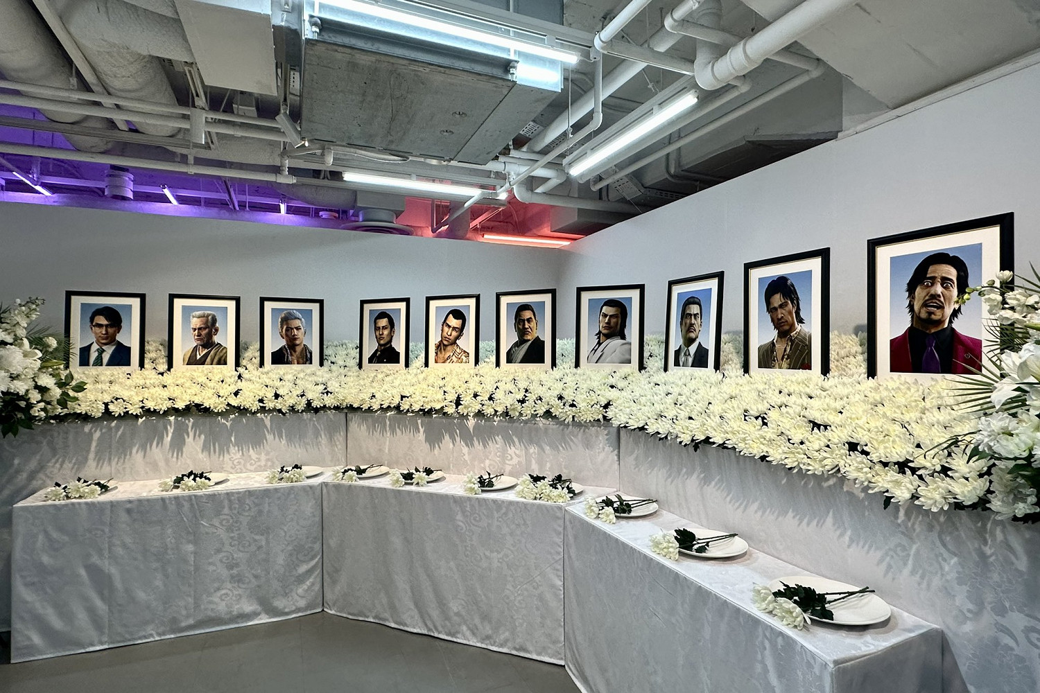 《人中之龍》系列“逝去的男人們”展會今天正式開展！