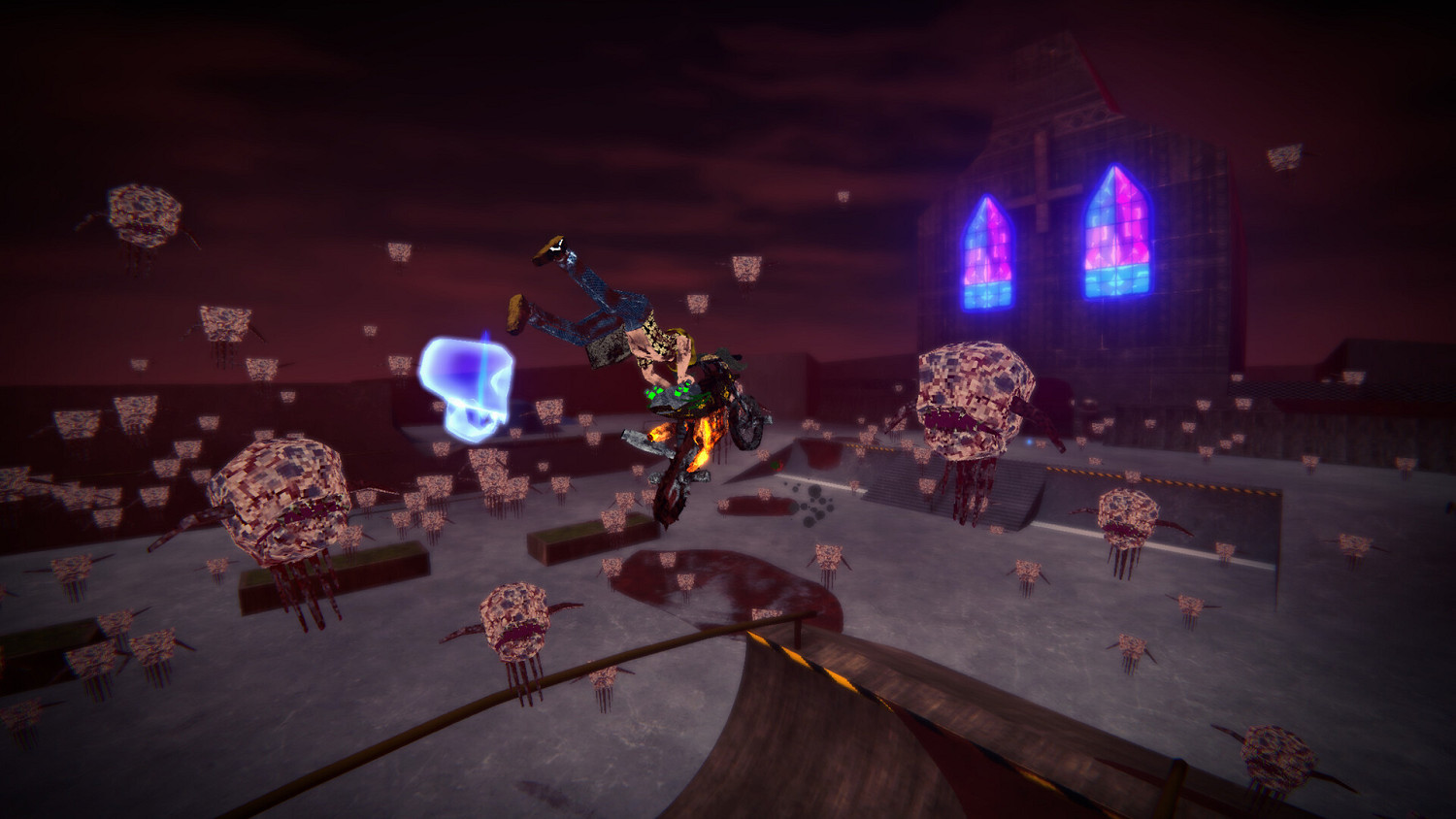 托尼霍克加吸血鬼倖存者 動作射擊肉鴿遊戲《末日摩托》現已開放試玩Demo 托尼霍克加吸血鬼倖存者 動作射擊肉鴿遊戲《末日摩托》現已開放試玩Demo