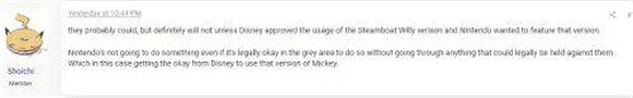 &quot;米老鼠&quot;版權已到期 玩家想讓老任將其做進《大亂鬥》
