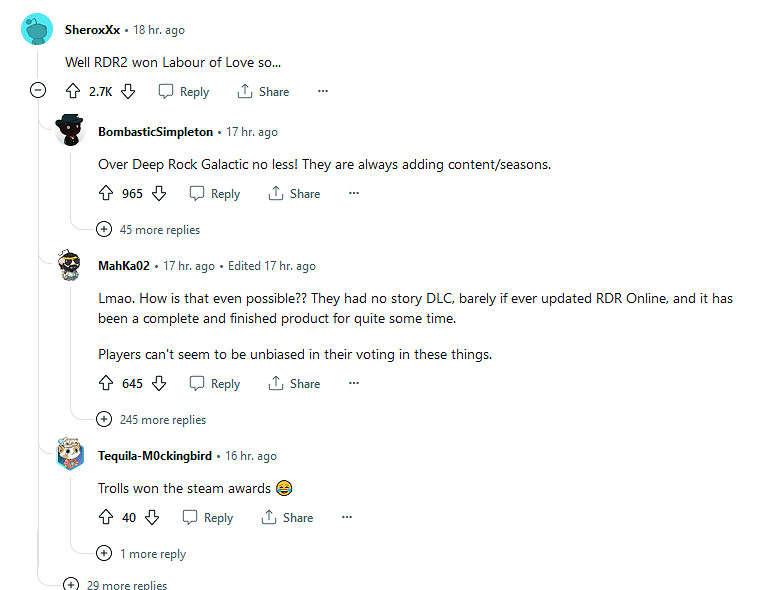 《星空》獲Steam創新獎遭玩家群嘲:毫無創新性 《星空》獲Steam創新獎遭玩家群嘲:毫無創新性