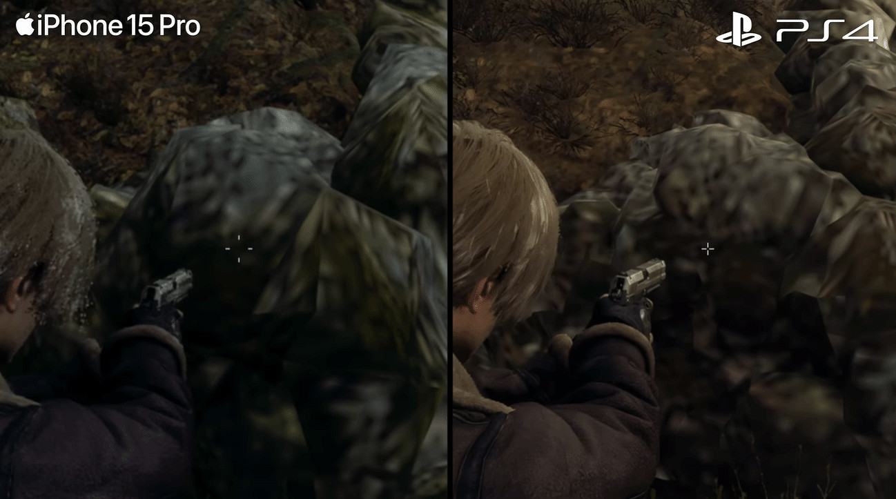 數毛社用蘋果15 Pro測試《惡靈古堡4RE》:表現一般! 數毛社用蘋果15 Pro測試《惡靈古堡4RE》:表現一般!