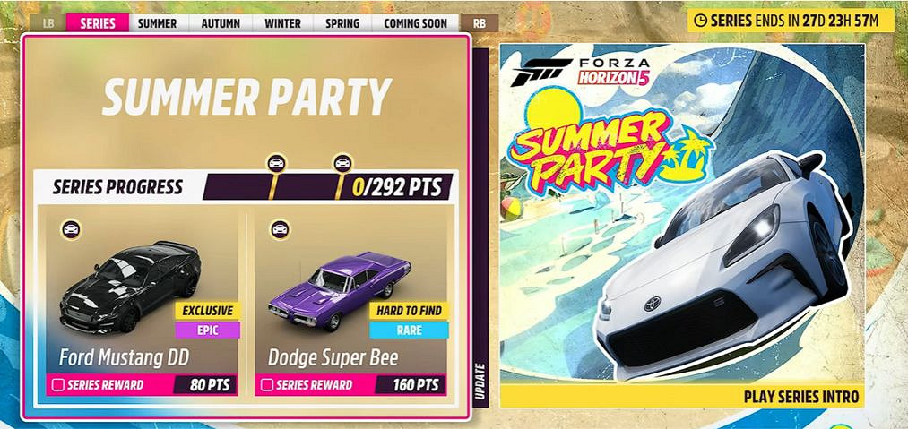 《極限競速地平線5》S23夏季賽攻略 S23夏季賽怎麽玩? 《極限競速地平線5》S23夏季賽攻略 S23夏季賽怎麽玩?