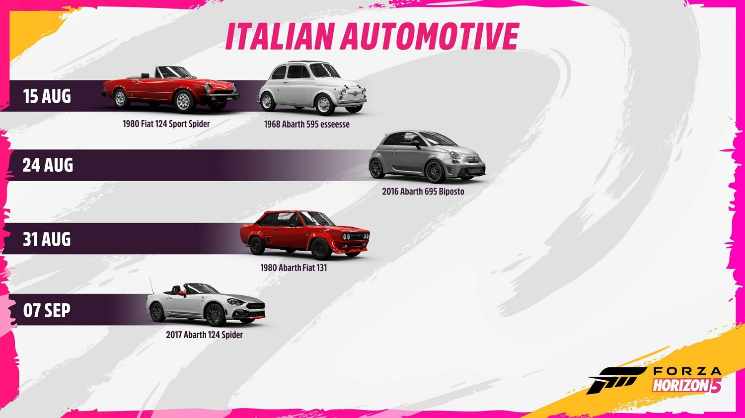 《極限競速地平線5》意大利汽車節介紹 《極限競速地平線5》意大利汽車節介紹