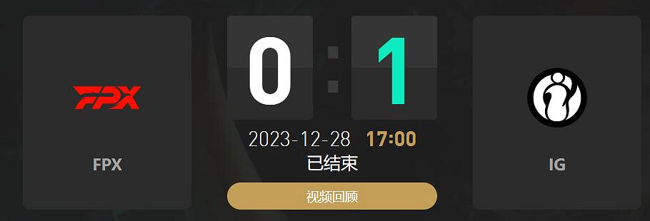 《lol》小組賽FPX vs IG影片介紹