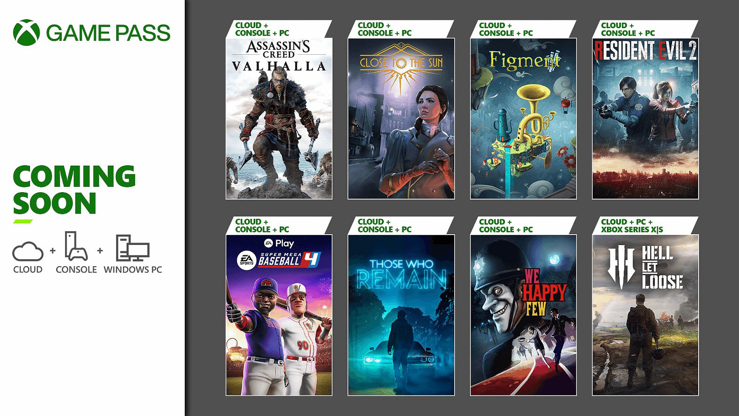 1月上旬 Xbox Game Pass (XGP) 新增公布刺客教條英靈殿等~ 1月上旬 Xbox Game Pass (XGP) 新增公布刺客教條英靈殿等~