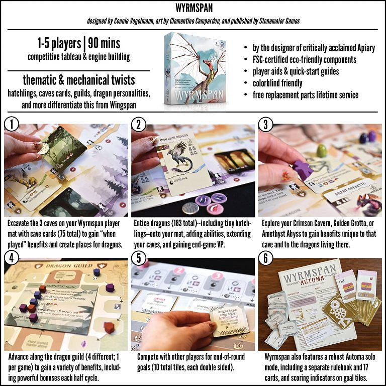 桌遊《展翅翱翔》即將推出包含龍類的奇幻生物版本！