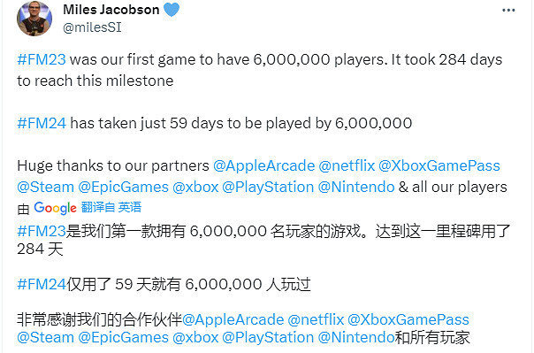 系列最快！《足球經理2024》發售2月玩家數突破600萬