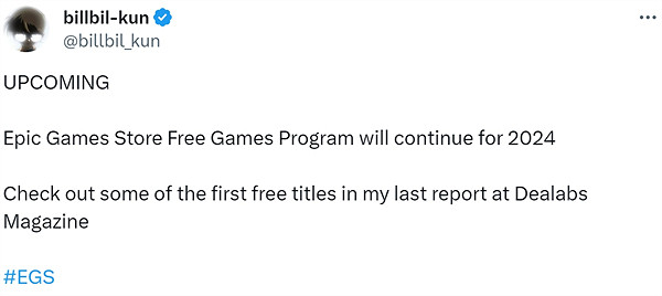 kun哥爆料:Epic今年喜加一繼續 近兩周遊戲名公布 kun哥爆料:Epic今年喜加一繼續 近兩周遊戲名公布