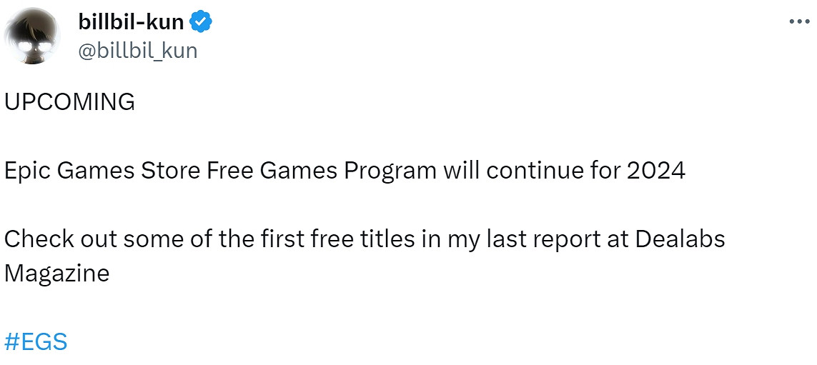 坤哥爆料Epic今年喜加一繼續 近兩周遊戲公布 坤哥爆料Epic今年喜加一繼續 近兩周遊戲公布