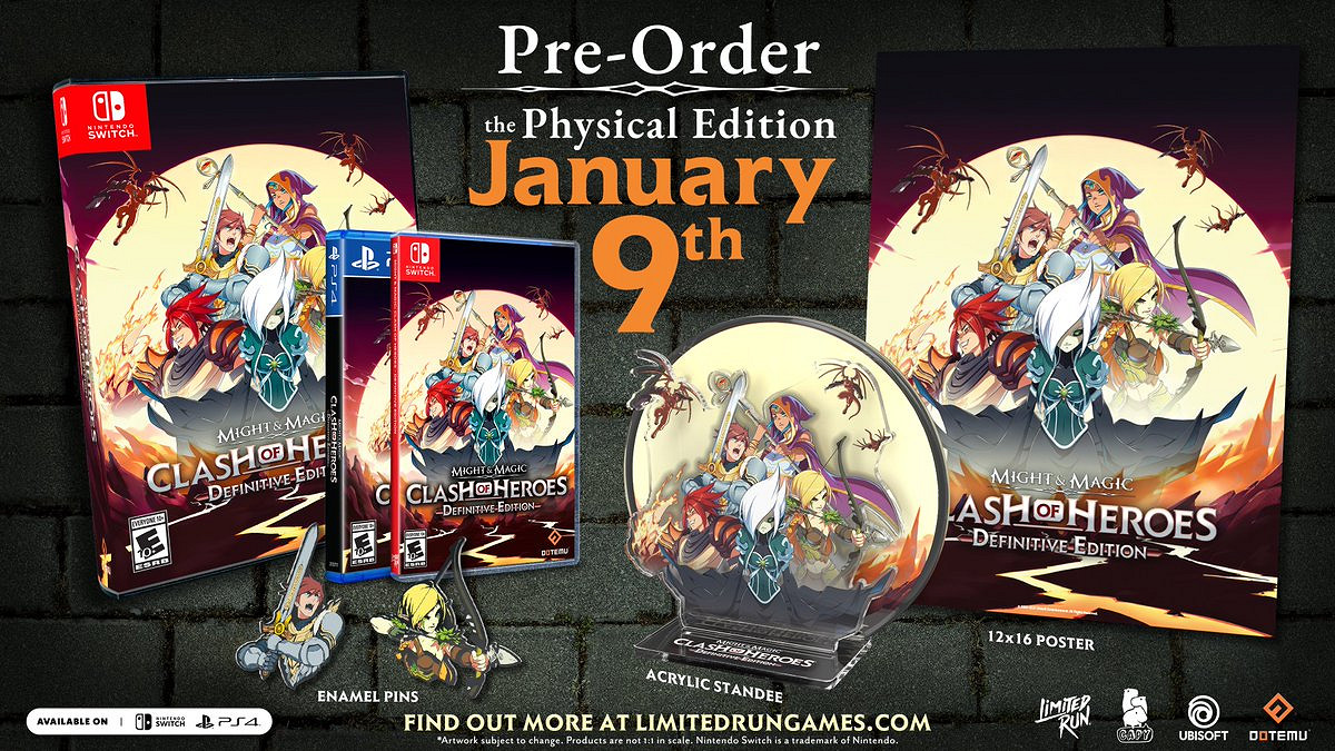 《魔法門：英雄交鋒 決定版》推出PS4和Switch實體版