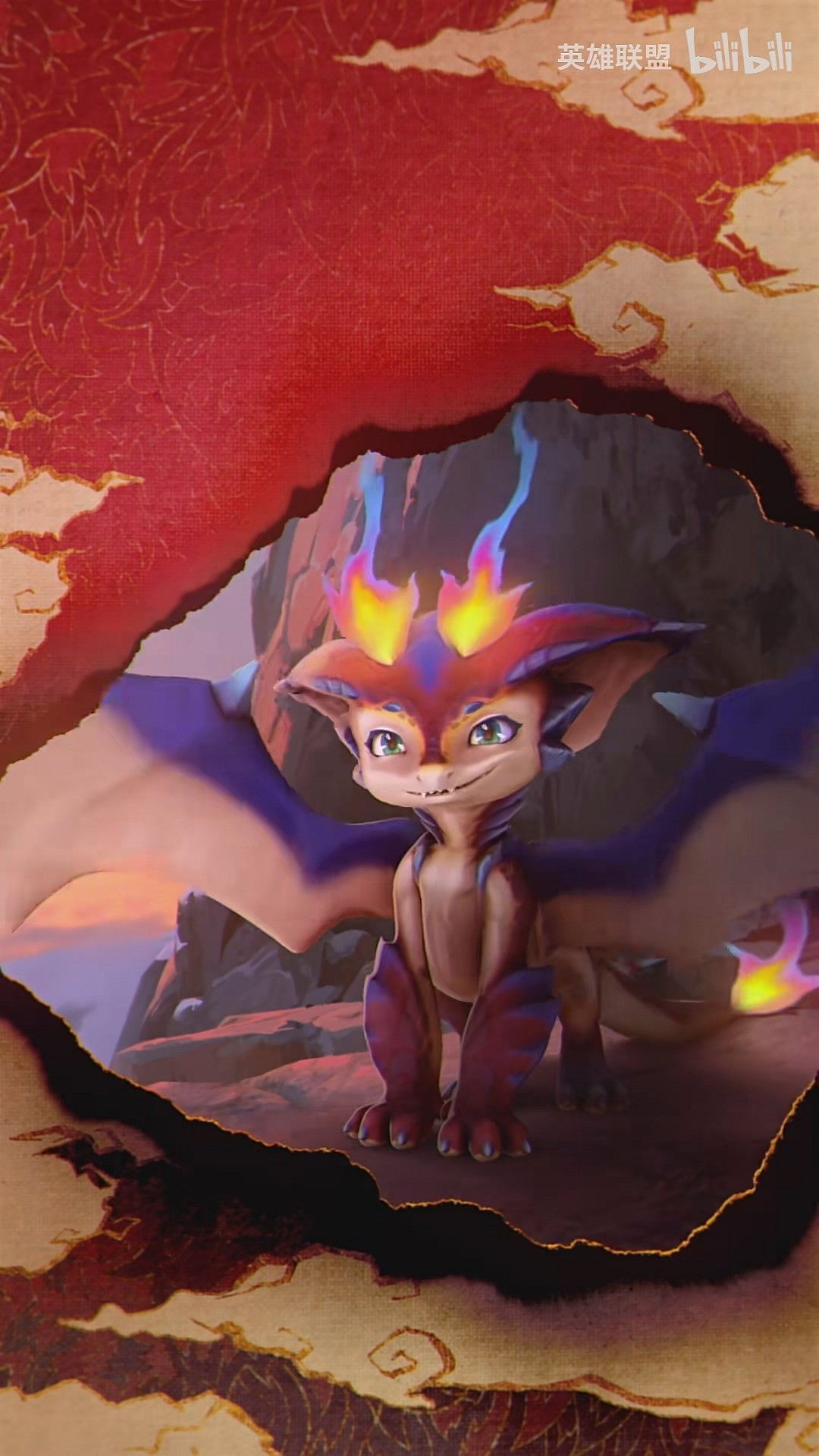 《英雄聯盟》新英雄斯莫德預告：噴火小龍 形象呆萌！