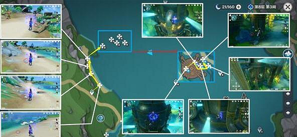 《原神》幽光星星採集路線分享 《原神》幽光星星採集路線分享