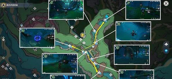 《原神》幽光星星採集路線分享 《原神》幽光星星採集路線分享