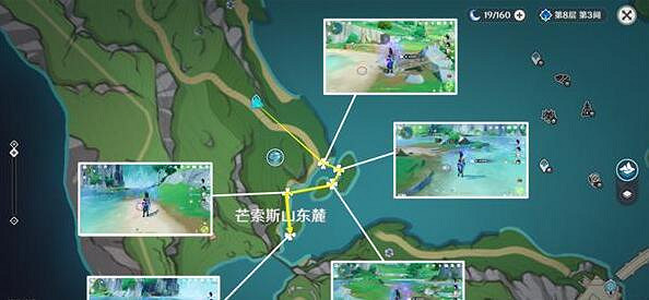 《原神》幽光星星採集路線分享 《原神》幽光星星採集路線分享