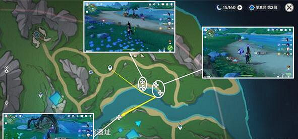 《原神》幽光星星採集路線分享 《原神》幽光星星採集路線分享