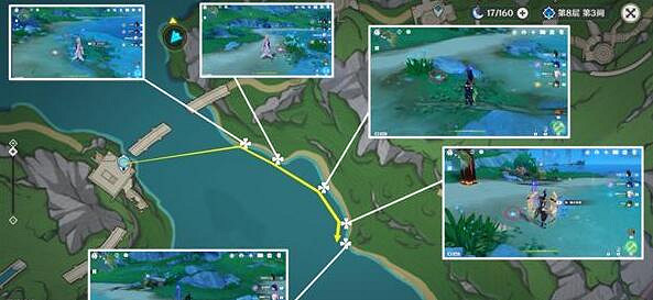 《原神》幽光星星採集路線分享 《原神》幽光星星採集路線分享