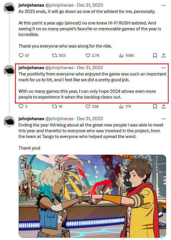 真要登錄NS？《Hi-Fi Rush》總監：希望更多人體驗它