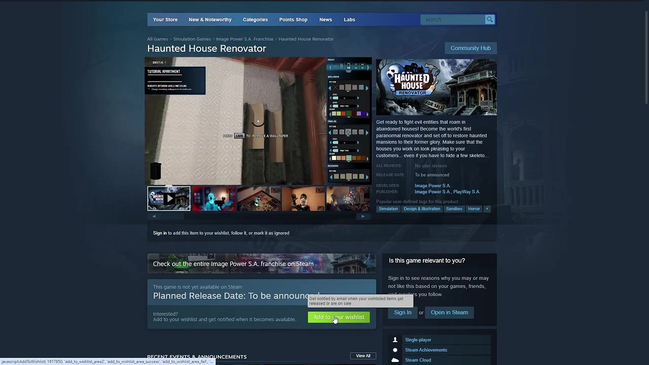 《鬼屋改造家》測試預告 今年二月發售