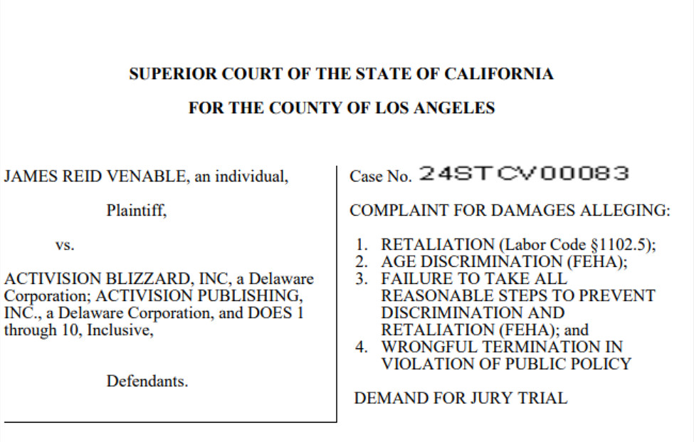 動視暴雪被指控歧視“白人老員工”！竟又是考迪克幹的