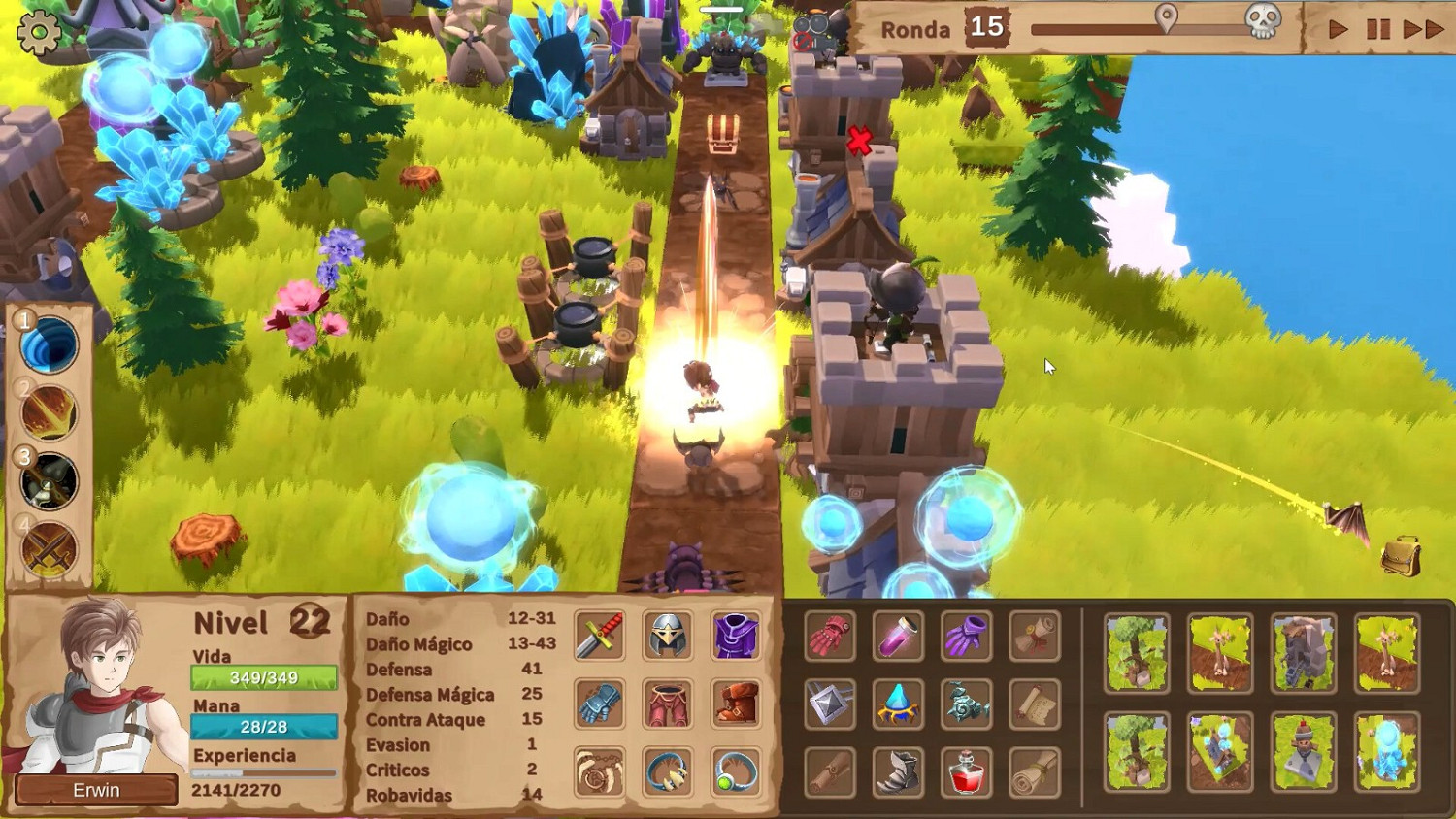 《圈圈勇士》1月24日登陸Steam 循環打怪卡牌構建策略