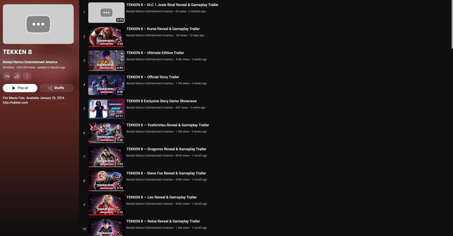 《鐵拳8》首個DLC角色"喬西"曝光：曾在前作中登場！