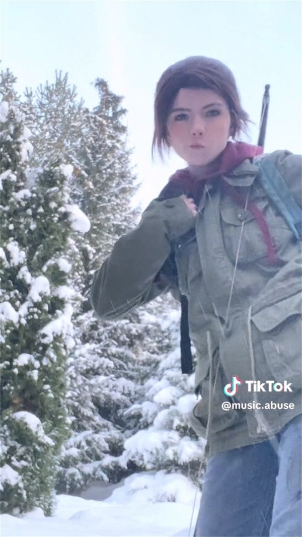 艾莉也玩短影片？Tiktok使用者分享《最後生還者》COS