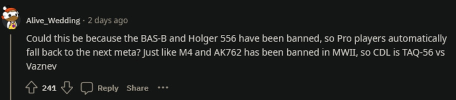 《COD》最OP的武器MCW步槍:占據了CDL中的68%的擊殺數 《COD》最OP的武器MCW步槍:占據了CDL中的68%的擊殺數