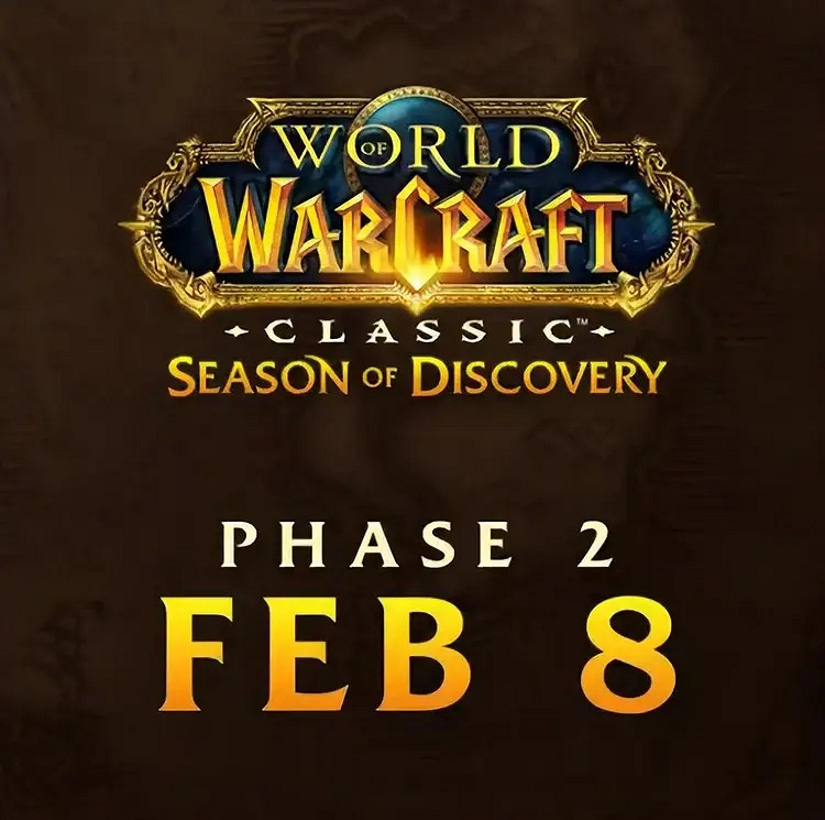 《魔獸世界》官宣:探索賽季第2階段將於2月8日上線 《魔獸世界》官宣:探索賽季第2階段將於2月8日上線