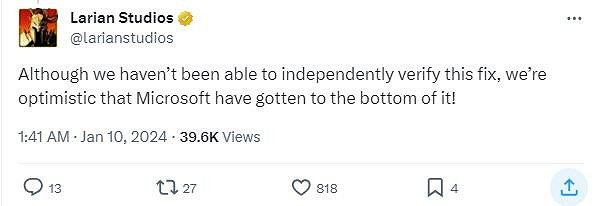 《柏德之門3》Xbox版存檔Bug即將修復:1月16日上線! 《柏德之門3》Xbox版存檔Bug即將修復:1月16日上線!