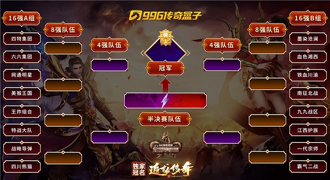 第二屆996傳奇家族全國爭霸賽16強名單出爐！31萬獎金花落誰家？