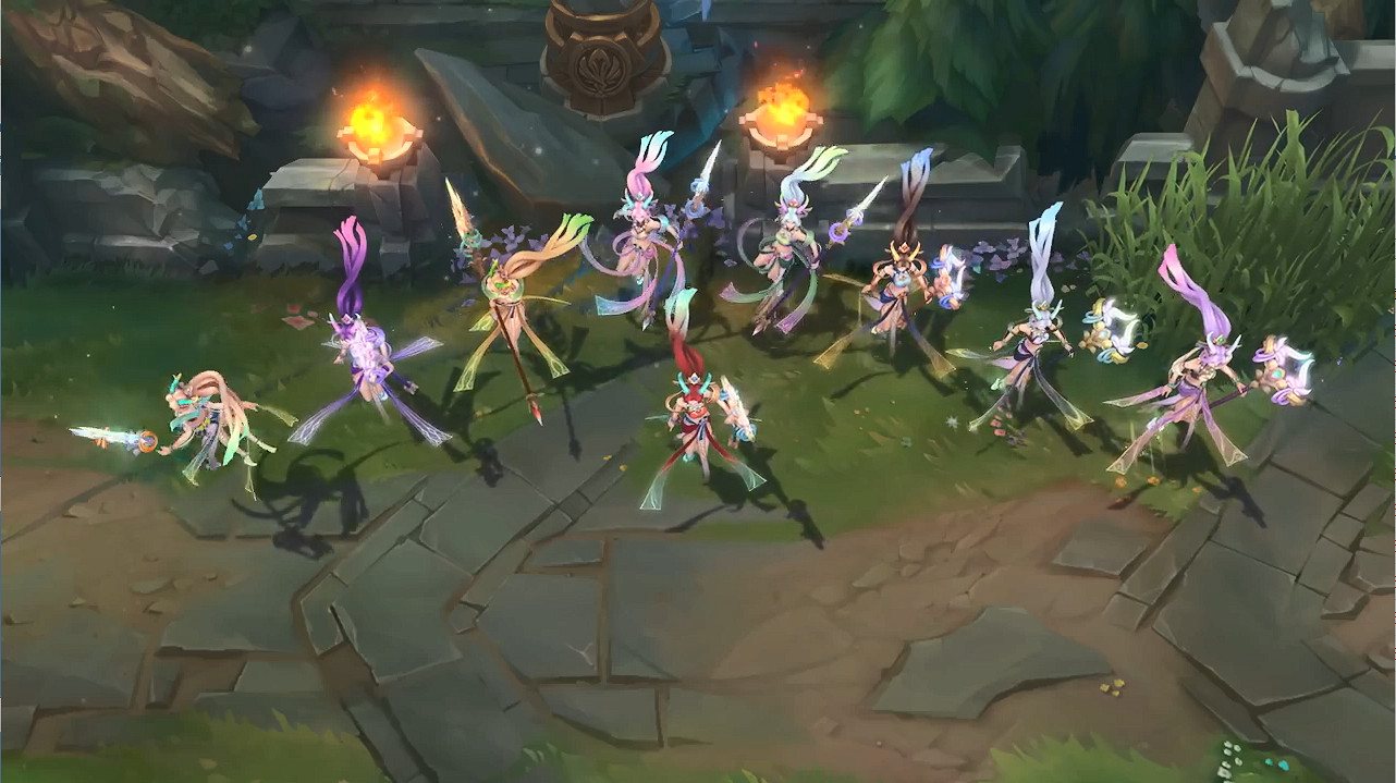 《英雄聯盟》迦娜新“天龍之子”皮膚展示公開！