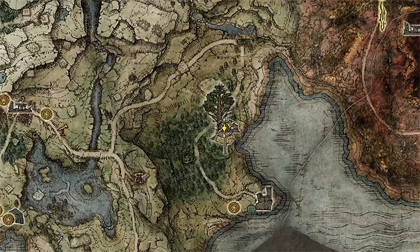 《艾爾登法環》希拉芙河入口井位置 《艾爾登法環》希拉芙河入口井位置