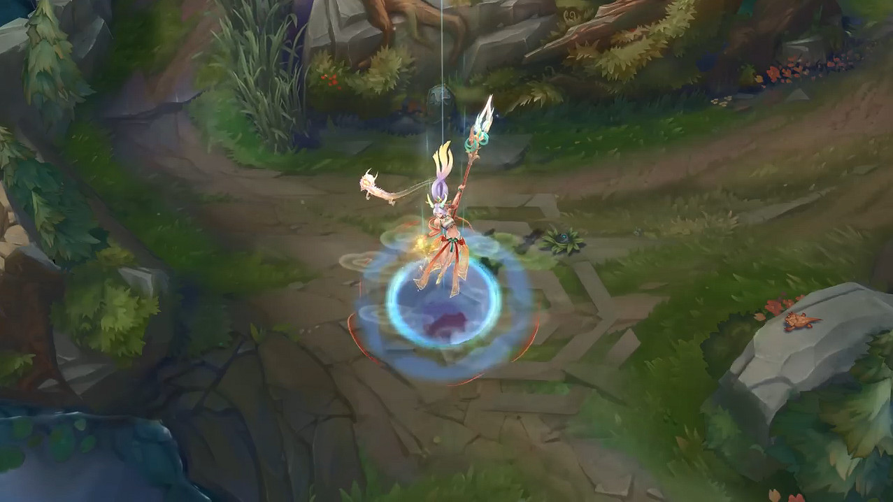 《英雄聯盟》迦娜新“天龍之子”皮膚展示公開！