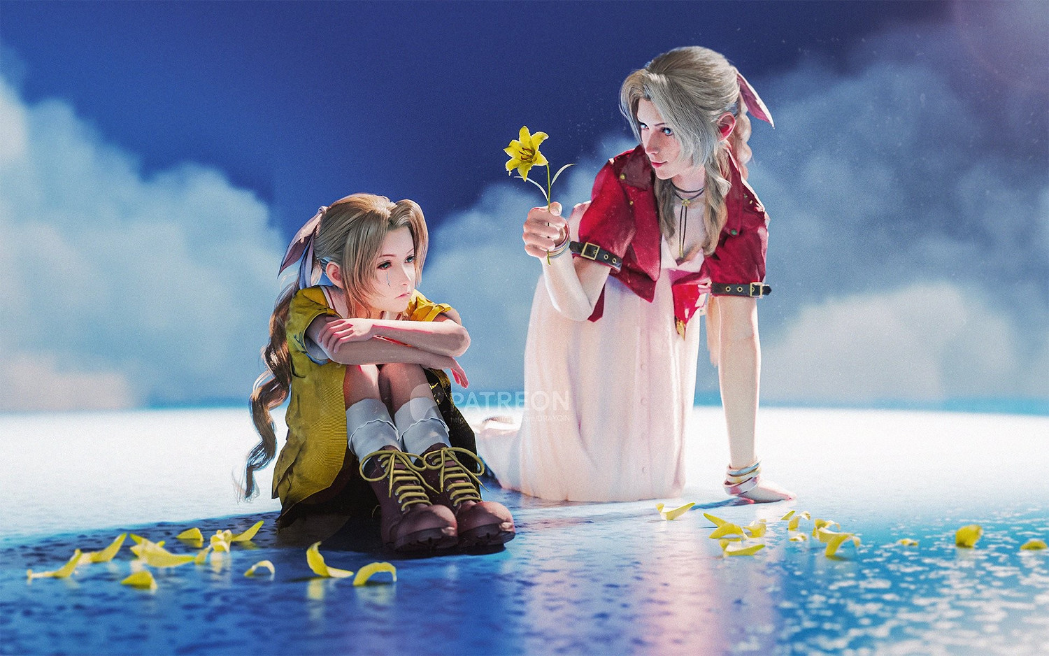 國外藝術家繪製《惡靈古堡》艾達王:紅裙下的纖纖玉腿