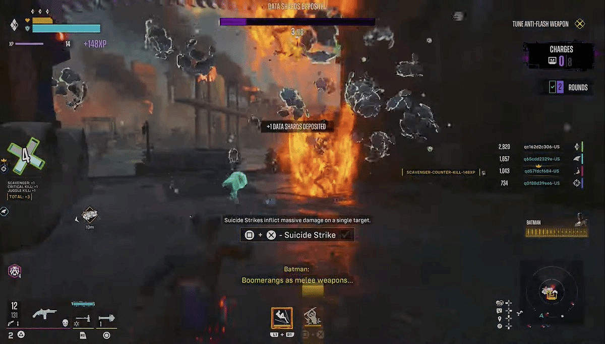 《自殺突擊隊》戰鬥UI遭玩家批評：太過雜亂 觀感太差！