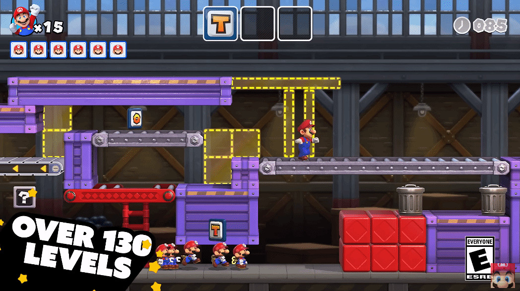 《瑪利歐VS大金剛》實機預告公布！新關卡、挑戰展示