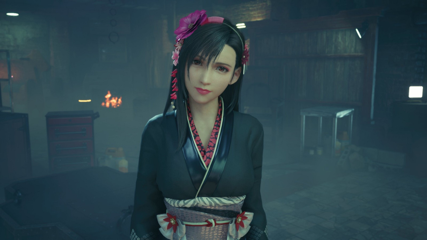 《太空戰士7:重製版》和服蒂法設定圖 異國情調 《太空戰士7:重製版》和服蒂法設定圖 異國情調