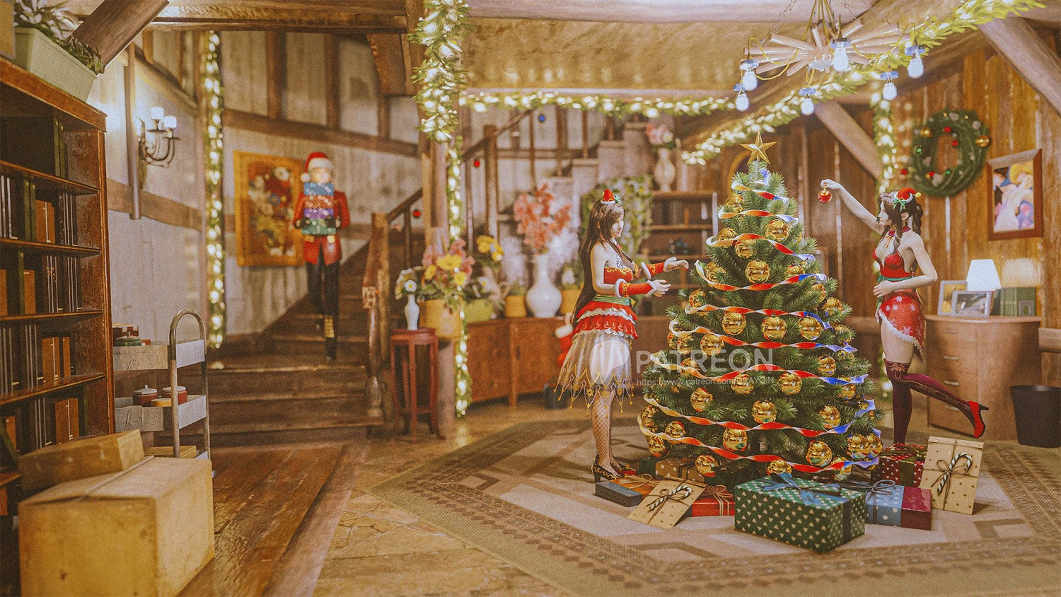 國外藝術家繪製《惡靈古堡》艾達王:紅裙下的纖纖玉腿