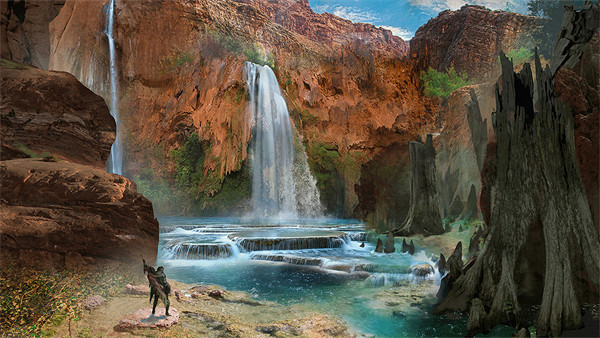 《怪獵荒野》環境概念圖釋出:沙丘與濕地形成對比鮮明