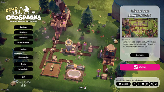 《Oddsparks》1月16日發布Steam試玩 古怪創意製作工坊