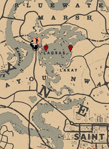 《荒野大嫖客2》全釣魚地點一覽 《荒野大嫖客2》全釣魚地點一覽