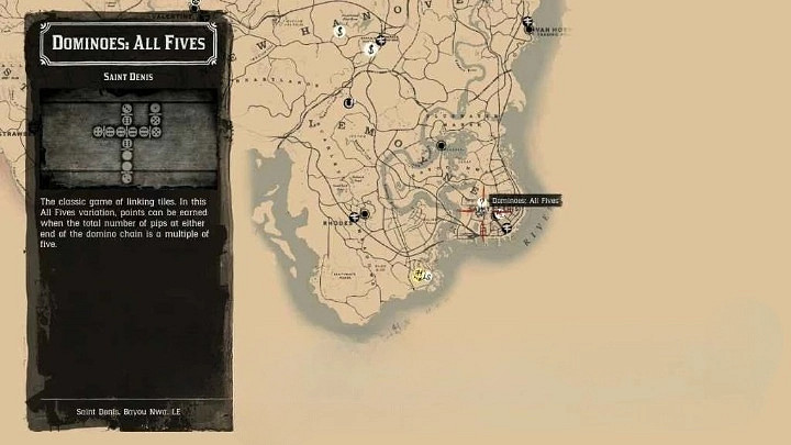 《荒野大嫖客2》全小遊戲位置一覽