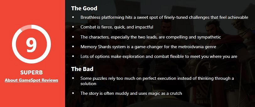 《波斯王子：失落的王冠》媒體評分解禁 IGN 8分 GS 9分