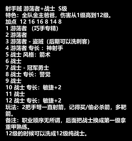 《柏德之門3》職業推薦最新