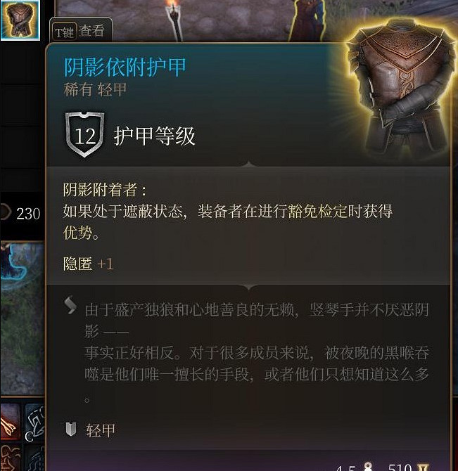 《柏德之門3》陰影依附護甲獲得方法 《柏德之門3》陰影依附護甲獲得方法