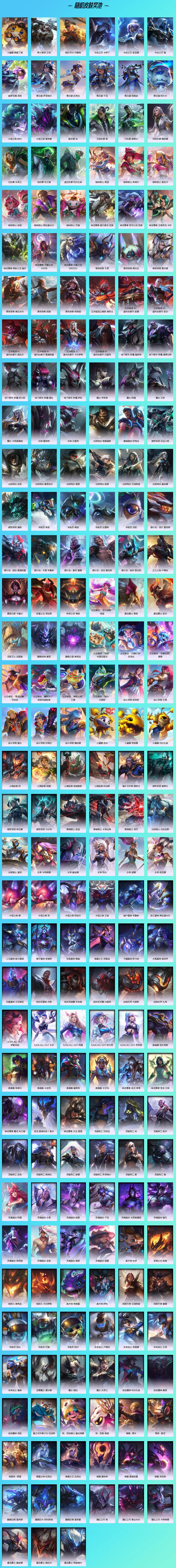 《英雄聯盟》閃耀奪寶皮膚池一覽