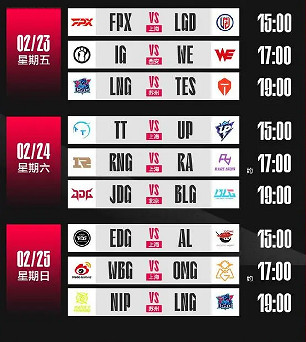 《英雄聯盟》LPL2024春季賽開始時間介紹