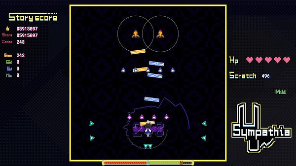 《Sympathia》Steam免費發布 躲避玩法節奏新遊 《Sympathia》Steam免費發布 躲避玩法節奏新遊