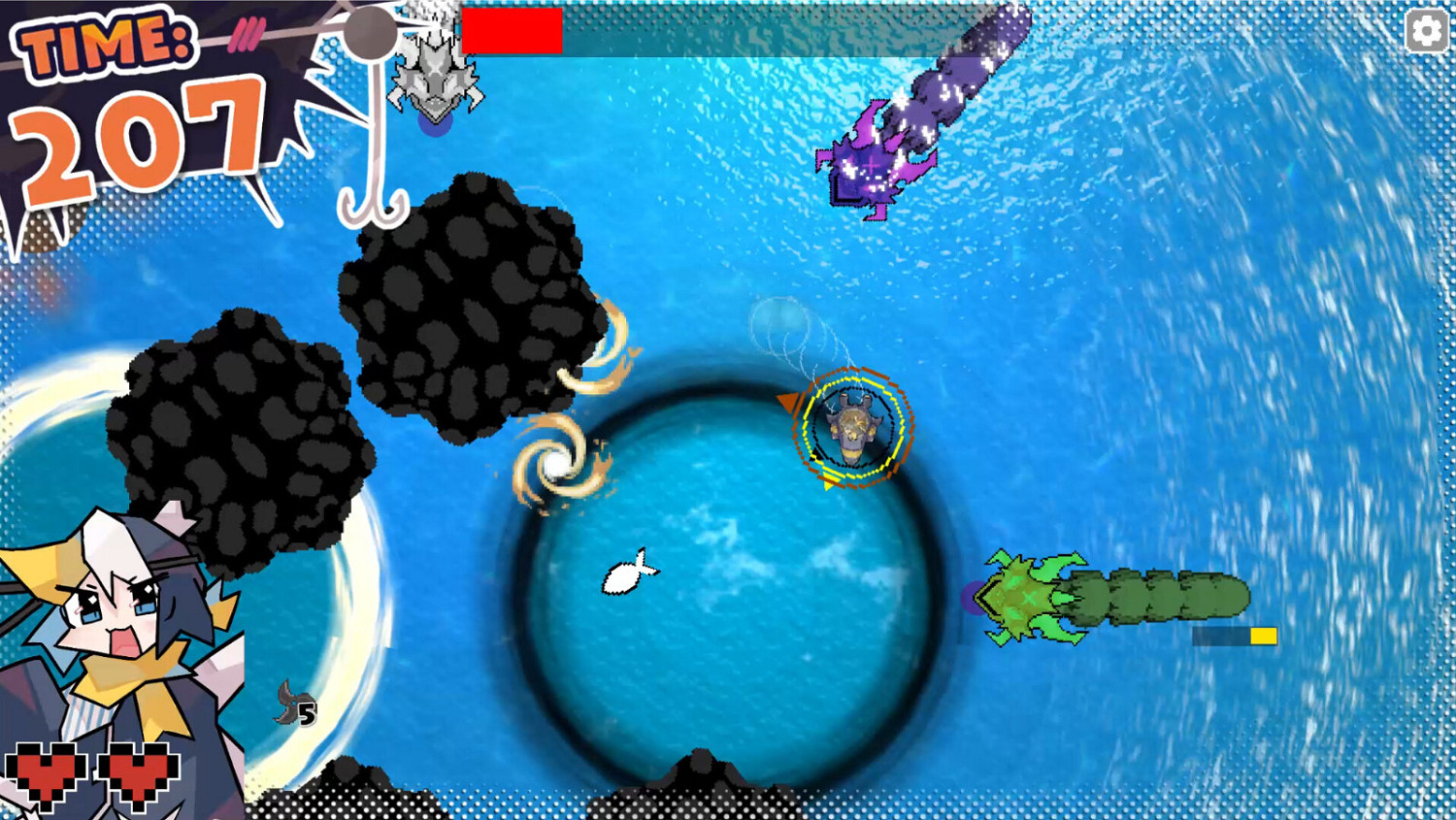 Roguelite俯視角射擊遊戲《忍者漁線傳》Steam頁面 2月8日發售 Roguelite俯視角射擊遊戲《忍者漁線傳》Steam頁面 2月8日發售